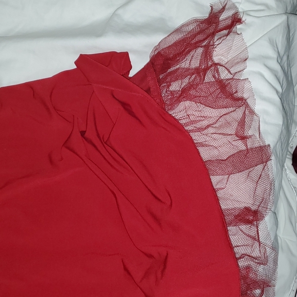 Vintage Red Halter Dress - Picture 10 of 11